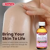 De La Cruz Pure Castor Oil Expeller-Pressed Non-GMO USP 2 FL. OZ. USA Bottled view 4