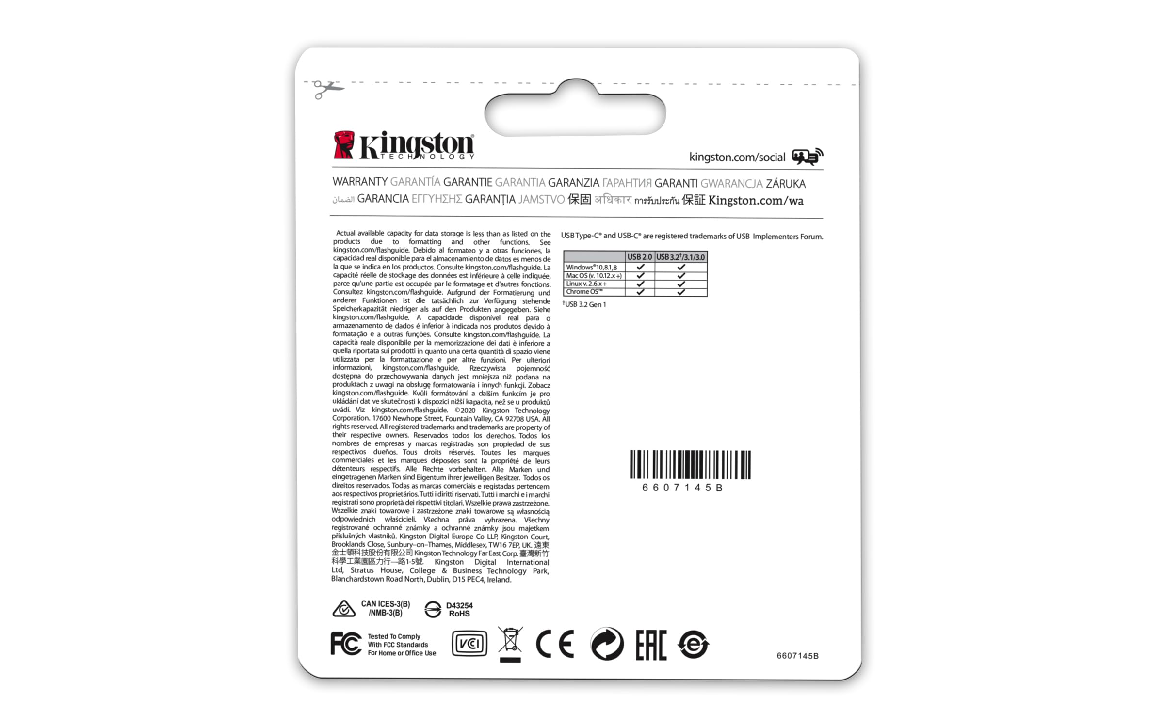 Kingston DataTraveler microDuo 3C 64GB USB-C & USB-A Flash Drive | Speeds up to 200 MB/s | USB 3.2 Gen 1 | Duo Connector | DTDUO3CG3/64GB,Purple/Silver