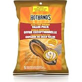 HotHands Insole Warmers Value Pack, 5 Pair - America's Favorite Warmer | Enough to Share the Warmth-Air-Activated, Disposable, Long-Lasting, Odorless for Commuting, Donations, Outdoor Work