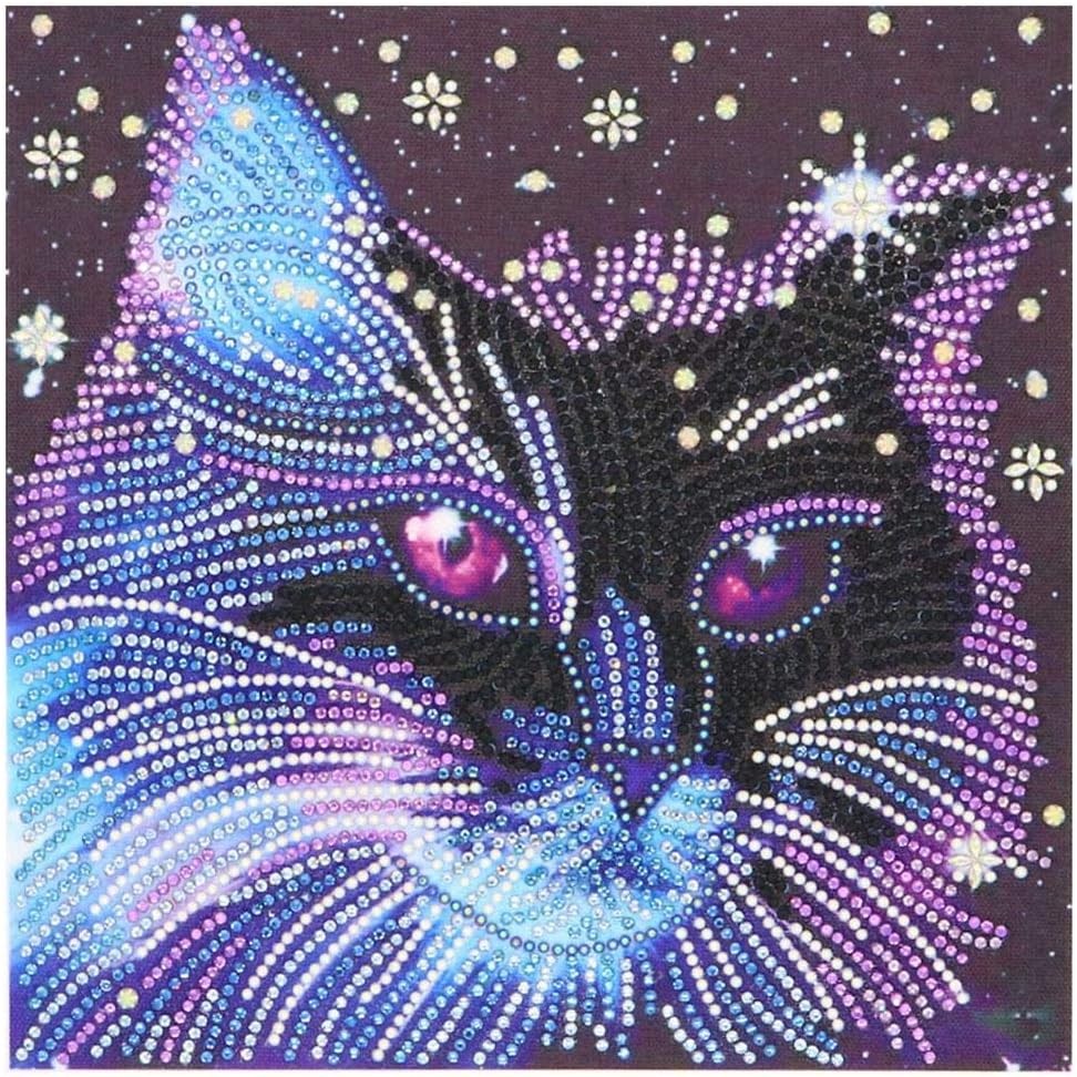 Diamond Painting Cat Cross Stitch Mosaic Craft Kits 5D DIY Special Shaped