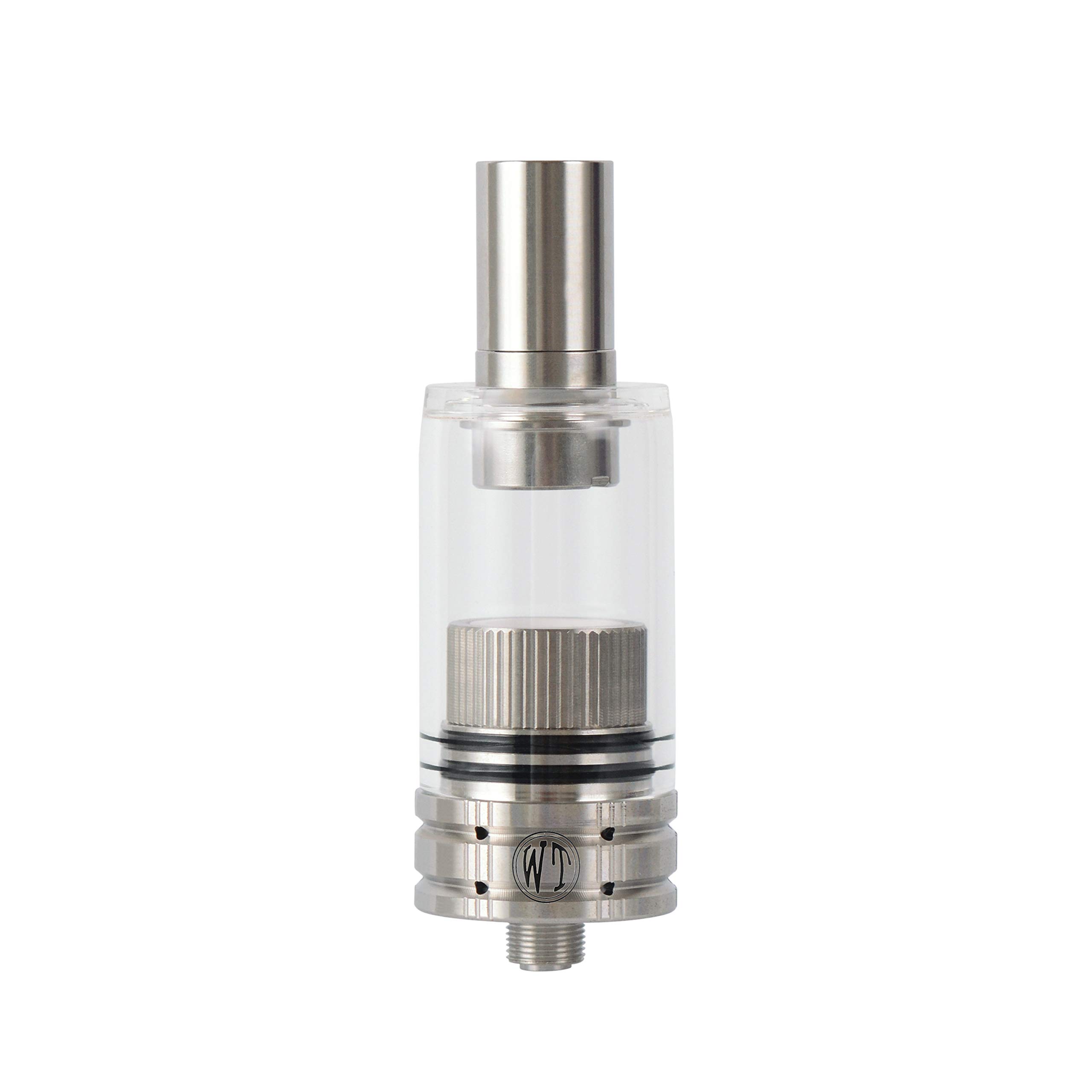 WOLFTEETH MR. BALD III A Core With Detachable S/S Mouthpiece 3 In 1 510 Compatible Atomizer Vaporizer Burner for Dry Herb / Wax / E-liquid | Huge Vapor | Apply to 5W-25W Mod | Nicotine Free 113103