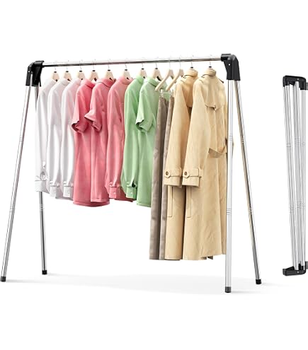 Porte-VêTements RéTractable -Blanchisserie SéChoir à Linge Cintre Mural Porte-VêTements RéTractable -Blanchisserie SéChoir à Linge Cintre Mural