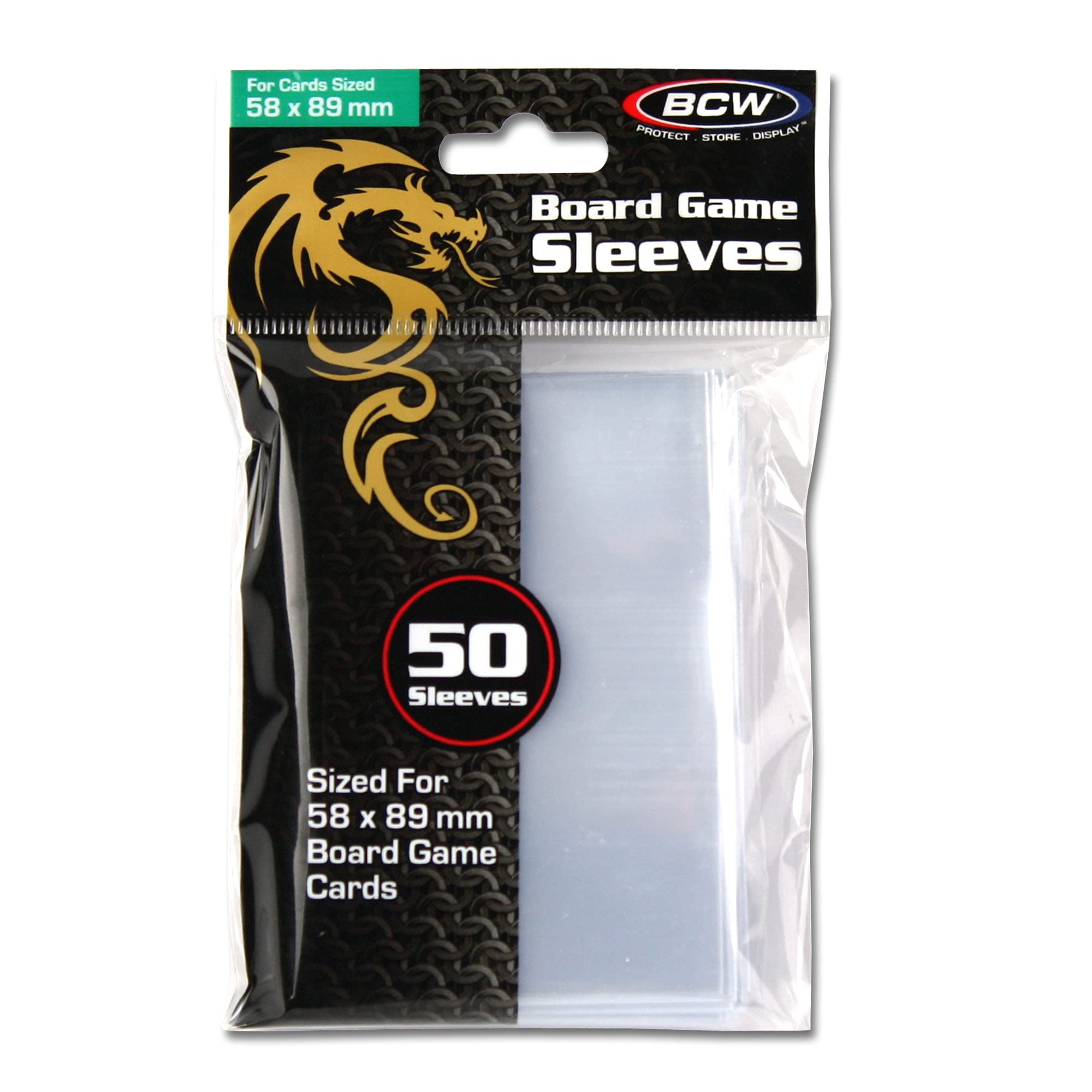 BCW 58X89 BOARD GAME SLEEVES