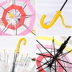 RONIARE Kids Clear Umbrellas for Rain Dome Bubble