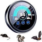 3T6B Rodent Deterrent Ultrasonic Plug-in, Indoor Mouse Repellent Rat Mice Deterrent for Attic House Warehouse Garage Basement