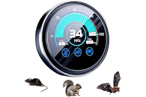 3T6B Rodent Deterrent Ultrasonic Plug-in, Indoor Mouse Repellent Rat Mice Deterrent for Attic House Warehouse Garage Basement
