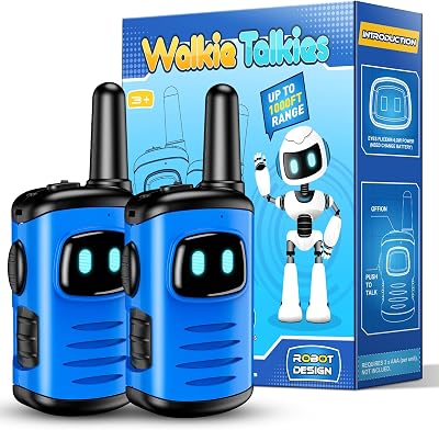 EUTOYZ Walkie Talkies for Kids 3-8 Year Olds Blue Outdoor Toy Gift Age 4-7