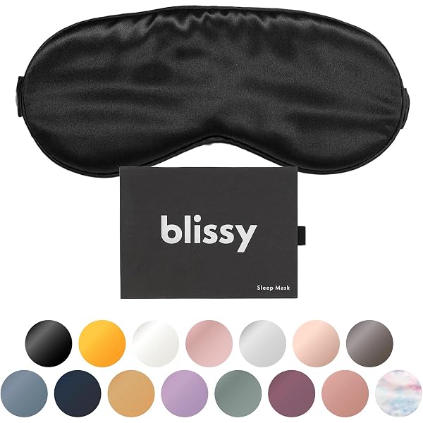 Seiden-Schlafmaske 'Belle De Nuit' – 100% Seide, Lichtundurchlässig & Haarschonend