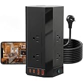 TBCR Surge Protector Power Strip with Hidden Camera for Home Office-No Night Vision
