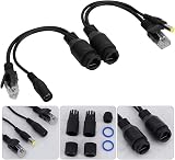 Yctze 12V PoE Adapter Passive Power over Ethernet Black view 5