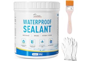 CIONIA Invisible Liquid Waterproof Adhesive, Water-Based Transparent Waterproof Agent, Anti-Leakage Waterproof Sealant, Indoor & Outdoor Waterproof Coating (10.5oz)