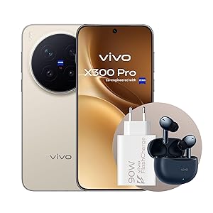 vivo X300Pro 5G, Cameraphone con Teleobiettivo APO ZEISS 200MP, 16+16GB RAM，512GB ROM, schermo piatto da 6,78 pollici,90W Fast charge,Dimensity 9500, IP68 e IP69, Android 16