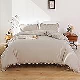 Smoofy Oatmeal Comforter Set King Size 3pcs Boho