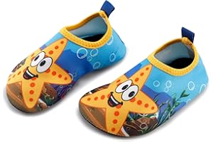 BIGIB Toddler Kids Swim Water Shoes Quick Dry Non-Slip Water Skin Barefoot Sports Shoes Aqua Socks for Boys Girls Toddler