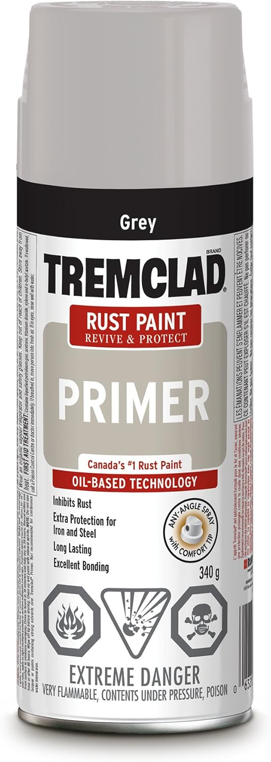 Tremclad Rust Primer in Grey, 340g (274103522), Primer Amazon Canada