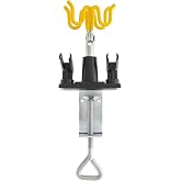 Master Airbrush&reg; Brand Universal Clamp-on Airbrush Holder. Holds up to 4 Airbrushes and All Brands, Master, Iwata, Paasche, Badger, Grex and Generics