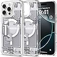 Spigen Ultra Hybrid MagFit Designed for iPhone 16 Pro Max Case [Anti-Yellowing] [Military-Grade Protection] Compatible with MagSafe - Zero One White