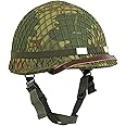 WW2 WWII Vietnam War Era US M1 Combat Helmet with Mitchell Cover 1959 Dated Reproduction