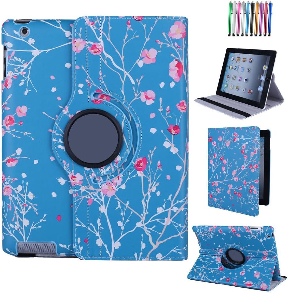 CULIKER Huawei MediaPad T3 8-Inch Case, Slim Shell Stand Case Rotating Cover for Huawei MediaPad T3 8" Tablet