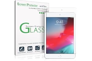 amFilm Screen Protector for iPad Mini 5/iPad Mini 4, Tempered Glass, 1 Pack