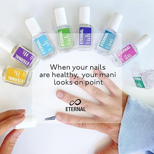 Eternal Acrylic Top Coat Nail Polish mL Quick Dry Long Lasting  Finish Top Coat for Nails with No UV Lam