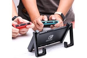 HEATFUN Switch Stand and Car Headrest Mount - Adjustable Desk Holder and Travel Mount - Portable Gaming Support for Kids and Road Trips (Not for Switch 2)