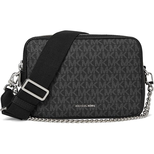 Amazon.com: Michael Kors Hudson Double Zip Camera Bag, Light
