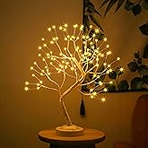 108 LED Birch Tree Lights 20 Inches Artificial Tabletop Fairy Tree Lamp Eight Lighting Modes USB or Battery Operated with Timer Decor for Bedroom Living Room Wedding Christmas Easter (Warm White)
