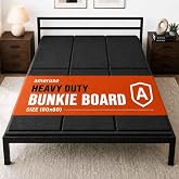ameruse 10mm Heavy Duty Queen Bunkie Board 60x80, Foldable Bed Support | Heavy duty 10mm foldable tool-free support, anti-sag breathable quiet cover. Fits bed frames, bunk beds &amp; sleeper sofas.