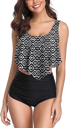 high waisted tankini amazon