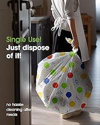 Pureegg Plastic Table Cloth Disposable 10 Pack, 54
