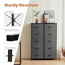 Sweetcrispy Dresser, Tall Dresser for