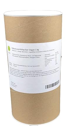 Kokosmilchpulver Vegan 1 kg getrocknete Kokosmilch Kokosnussmilchpulver