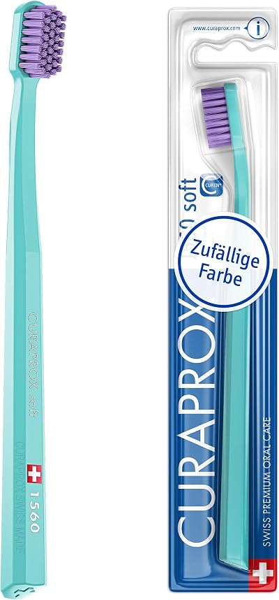 Curaprox CS 1560 Soft Toothbrush 1,560 Filaments Firmer Feel Adults Made in