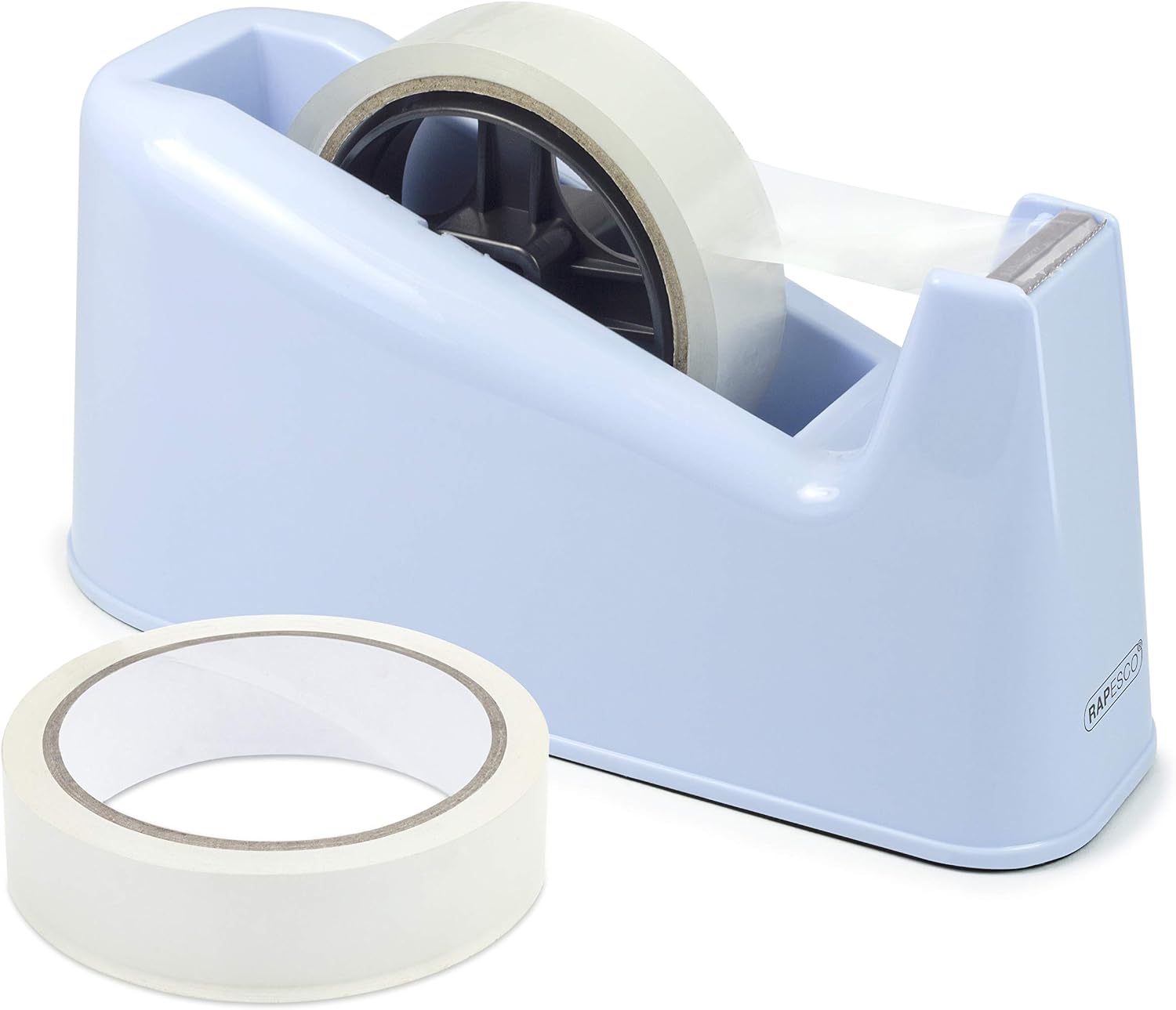 Rapesco 1488 500 Heavy Duty Dispenser And 2 Tape Rolls Powder Blue Rapesco 1488 500 Heavy Duty Dispenser And 2 Tape Rolls Powder Blue