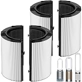 360&deg;Combi Glass Hepa+Carbon Filter Replacement for Dyson TP10 Air Puri-fier | Filter for Dyson TP10 HP10 TP09 HP09 TP7C TP07 TP4A TP11 PC1, 360&deg; Combi H13 &amp; Activated Carbon filter, Part # 965432-01