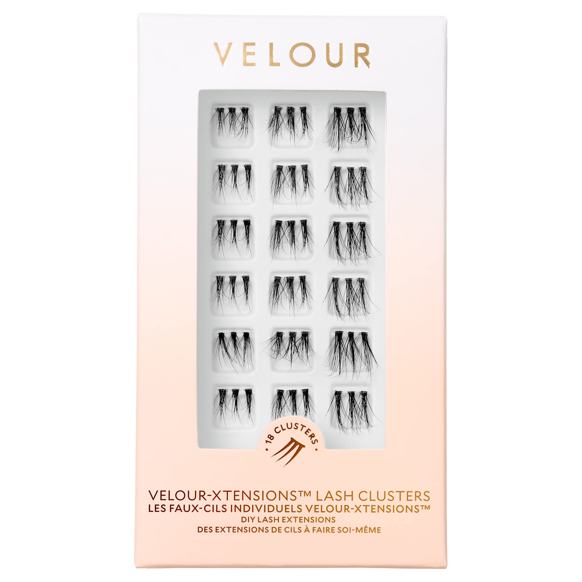 Velour Xtensions Kit - DIY Lash Clusters, Customisable, Salon-Grade Results, Classic
