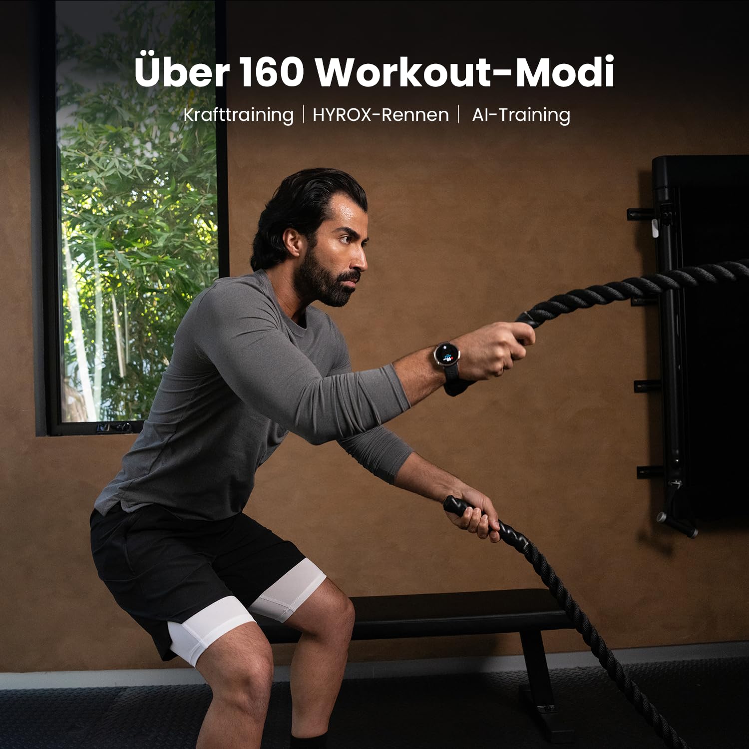 Amazfit Active 2 Smart Watch 44mm, AI, Sprachsteuerung, GPS und kostenloses Kartenmaterial, 10 Tage Akku, Fitness Tracker mit 160plus Sportmodi, 5 ATM wasserdicht für Android und iPhone