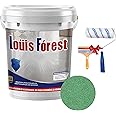 Epoxy Colored Sand Floor Paint, High Gloss Marble Effect Epoxy Floor Coating, Suitable For Both Interior And Exterior, Wear-Resistant And Anti Slip Paint (Green)