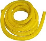 On1shelf PE Yellow Corrugated Conduit Flexi Pipe 23mm 10m