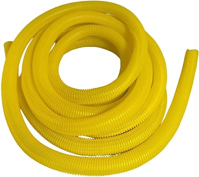 On1shelf PE Yellow Corrugated Conduit Flexi Pipe 23mm 10m