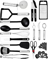 Home Hero 25-Piece Nylon Kitchen Utensils Set Non-Stick Heat Resistant