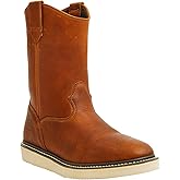 Hawx Men's 10.75" Pull-On Barnyard Leather Work Boot Soft Toe - Bhx00r0w303