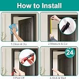 Jobon D-Shape Rubber Draught Excluder Door Seal Strip 7M Black Self-Adhesive view 9