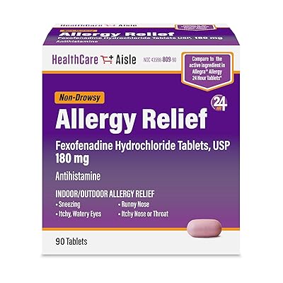 Buy Healthcareaisle Allergy Relief Fexofenadine Hydrochloride Tablets Antihistamine 24 Hour Relief Non Drowsy 180 Mg 90 Count Online In Indonesia B07hd64d4g Buy Healthcareaisle Allergy Relief Fexofenadine Hydrochloride Tablets Antihistamine 24 Hour Relief Non Drowsy 180 Mg 90 Count Online In Indonesia B07hd64d4g