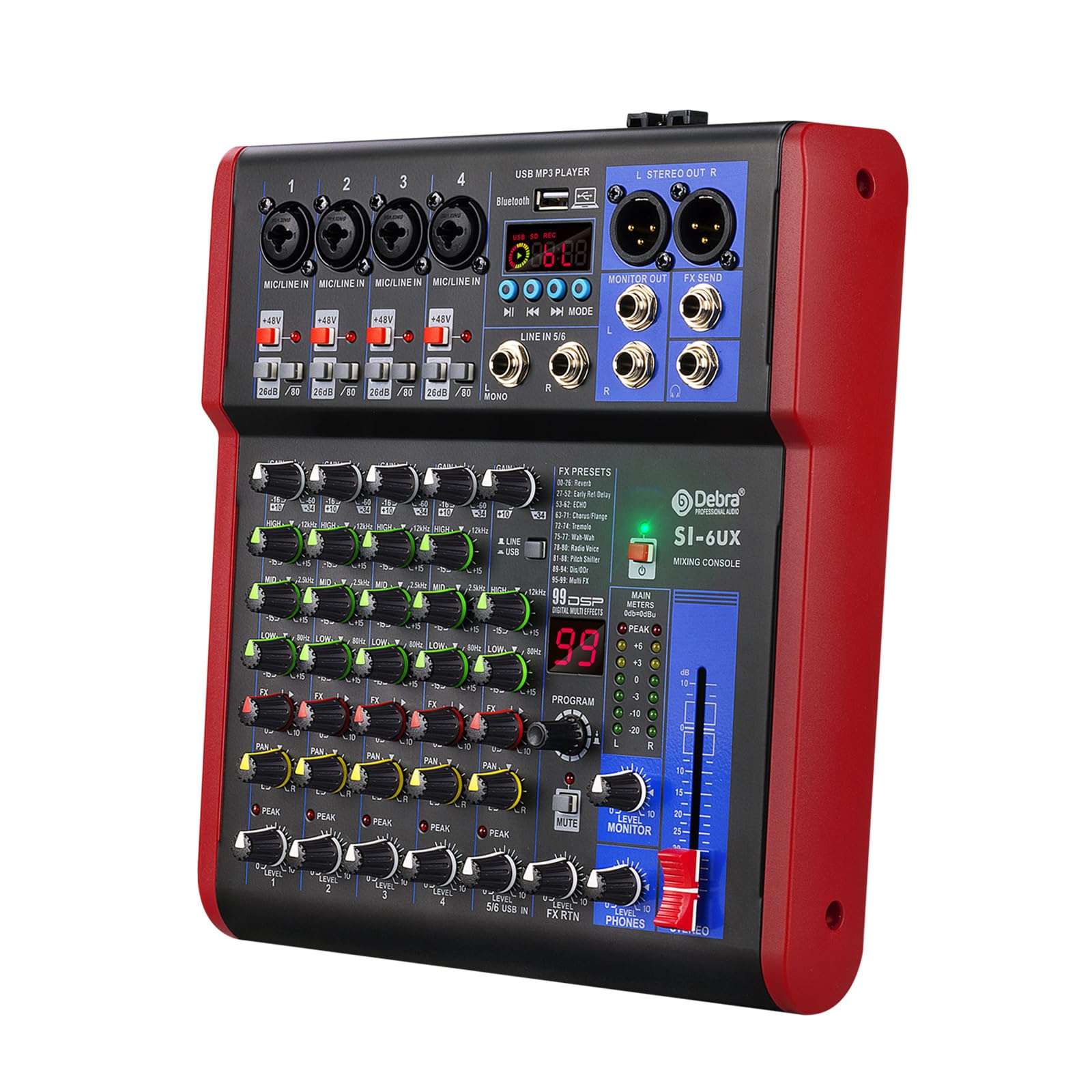 Picture Idea: Mua D Debra Si Series Professional Portable Recording Mixer Audio