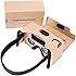 Google Cardboard,Topmaxions 3D VR Virtual Reality DIY Glasses For 3D Movies and Games Compatible with Android & Apple Up to 6 Inch Easy Setup Machine