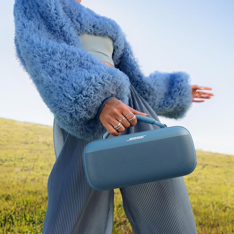Tragbarer SoundLink Max Lautsprecher, große tragbare Bluetooth Boombox mit Akku, wasserdichte Lautsprecher Boxen, bis zu 20h Akkulaufzeit, USB-C, integrierter 3,5 mm AUX-Eingang, Dämmerungsblau