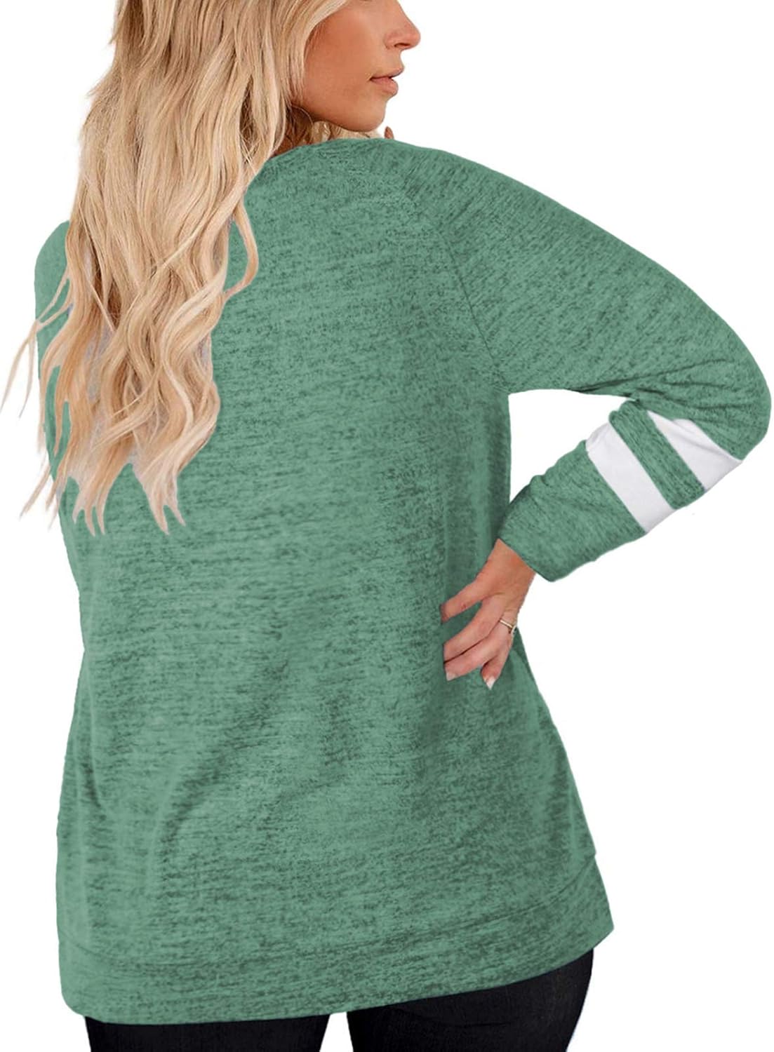 DOLNINE Plus Size Sweatshirts for Women Long Sleeve Oversized Tunic Tops at  Women’s Clothing store
