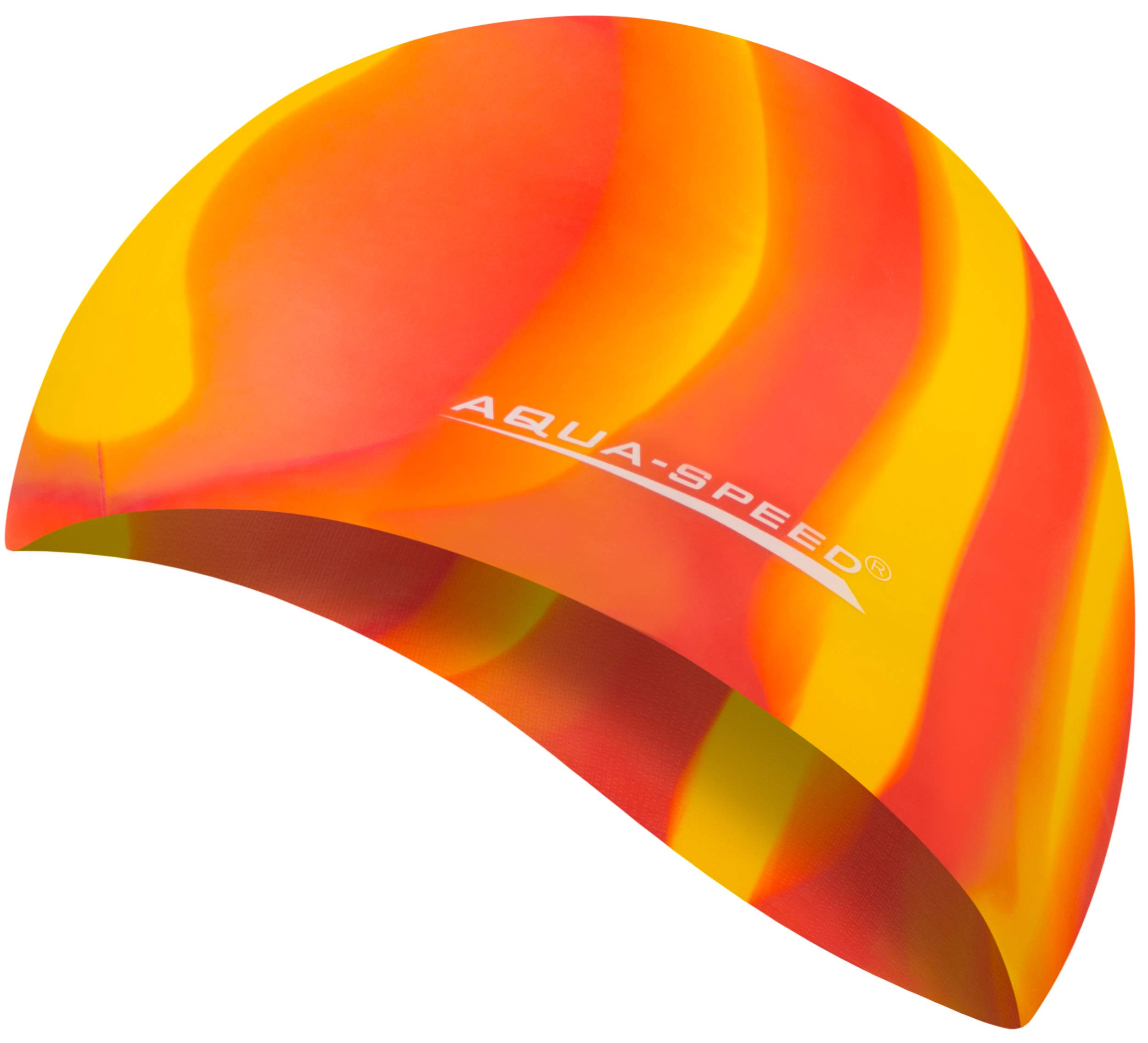 Aqua Speed BUNT Colourful swim cap + microfibre towel | adult | child | swimming cap | silicone | tearproof | waterproof | 54. colourful / 59
